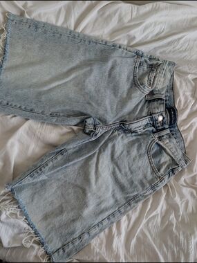 Aeropostale Light Wash Denim Bermuda Shorts